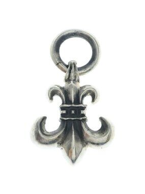 Chrome Hearts BS Fluer Charm BS Pendant Silver Necklace